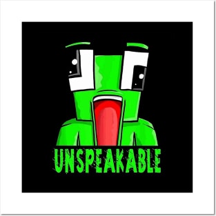 youtube play Funny Unspeak.able Posters and Art